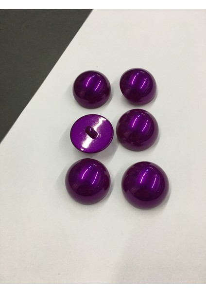 Inci Düğme Ceket Kaban ve Hırka Düğmesi 6 Lı Set Mor