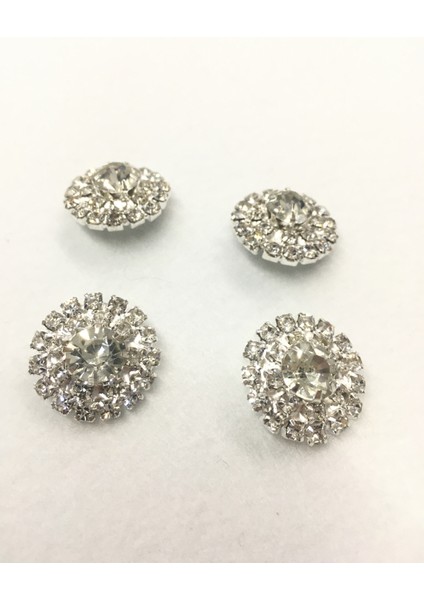 Taşlı Düğme Ceket ve Hırka Düğmesi 4 Lü Set Mantar Model