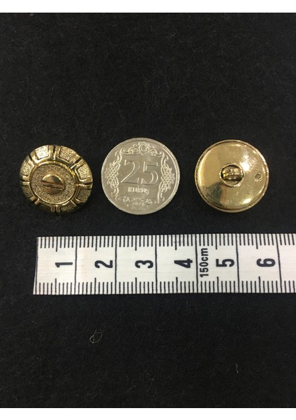 Metalize Trençkot Düğmesi 6 Adet fiyatları