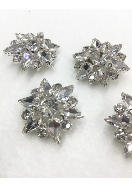 Taşlı Düğme Yıldız Model 4 Lü Set