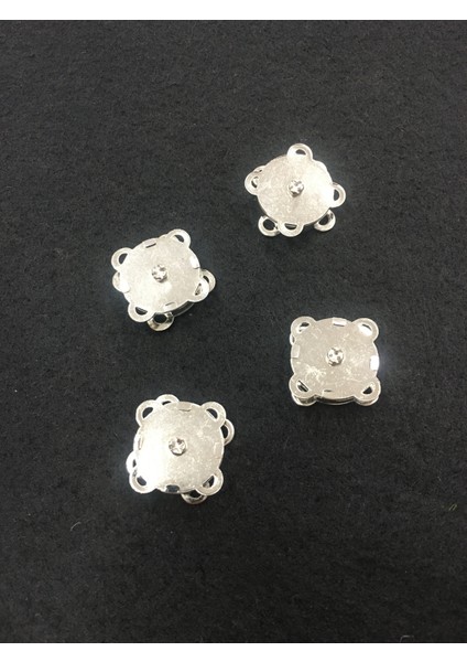 Dikmeli Mıknatıs Gümüş 4 Lü Set