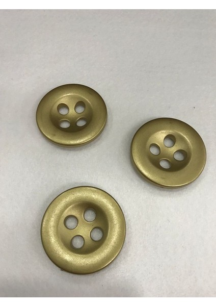Italyan Dev Boy Düğme Gold Renk 3 Adet