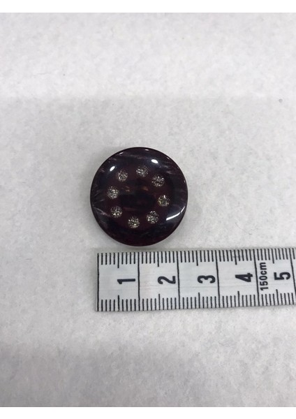 Taşlı Düğme Bordo 6 Adet fırsatları