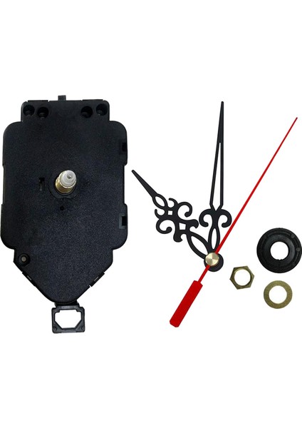 Kuvars Duvar Sarkık Saat Hareket Mekanizmaları Eller ile Pille Çalışan Iplik 8mm Eksen 17MM (Yurt Dışından)