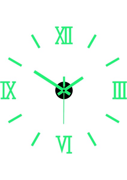 Aydınlık Duvar Saati Çıkartmaları Dark Quartz Saatlerinde Tikkiz Diy Parlayıcıları (Yurt Dışından)