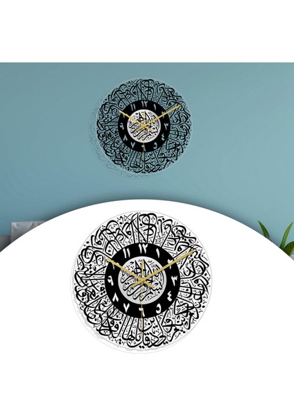 2pcs Tur 30CM Islam Duvar Saati Eid Hediye Ofis Dekoru Için Işaretleme (Yurt Dışından) modelleri