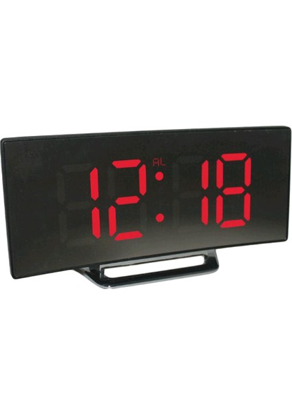 3x Dijital LED Saat Erteleme Aynası Saat Saati Gece Sessiz Hareket (Yurt Dışından)