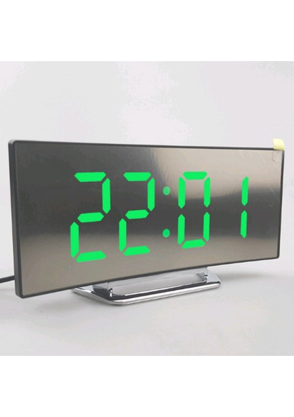 3x Dijital LED Saat Erteleme Aynası Saat Saati Gece Sessiz Hareket (Yurt Dışından)
