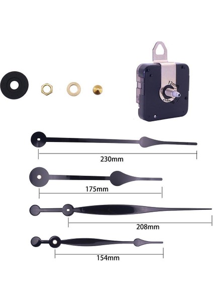 Dıy Onarım Parçaları Yedek Saat Hareketi 2 Adet Ayar (Yurt Dışından) modelleri