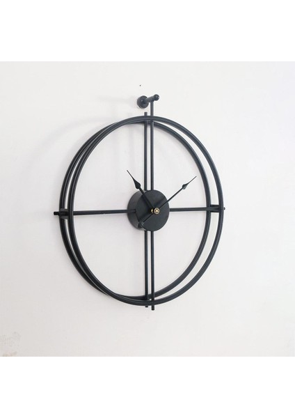 Içi Boş Metal Duvar Saatleri Retor Farmhouse Evi Siyah Nokta Için Kapalı Pil Çalıştırıldı (Yurt Dışından) fiyatları