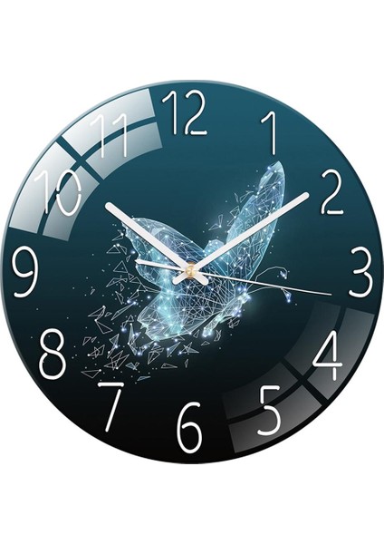 Modern Kuvars Duvar Saati Oturma Odası Çocuk Odası Yatak Odası Dekorasyon Kelebek (Yurt Dışından) fiyatları