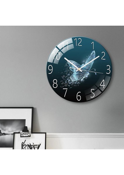 Modern Kuvars Duvar Saati Oturma Odası Çocuk Odası Yatak Odası Dekorasyon Kelebek (Yurt Dışından) modelleri