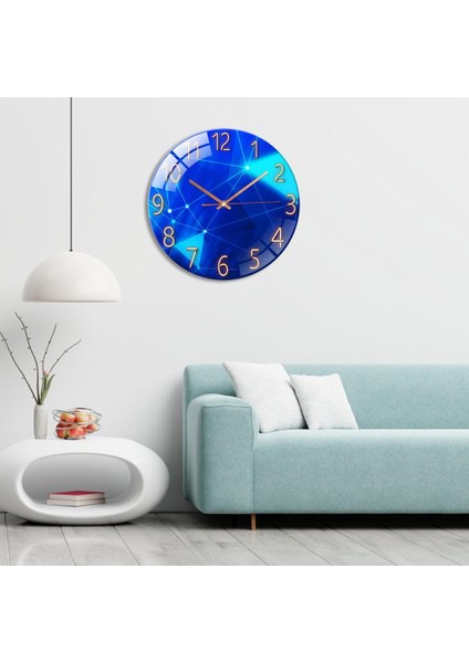 12INÇ Sanat Manzara Kuvars Duvar Saati Kreş Odası Ticking Saat Dekor Geometrisi (Yurt Dışından) fiyatları