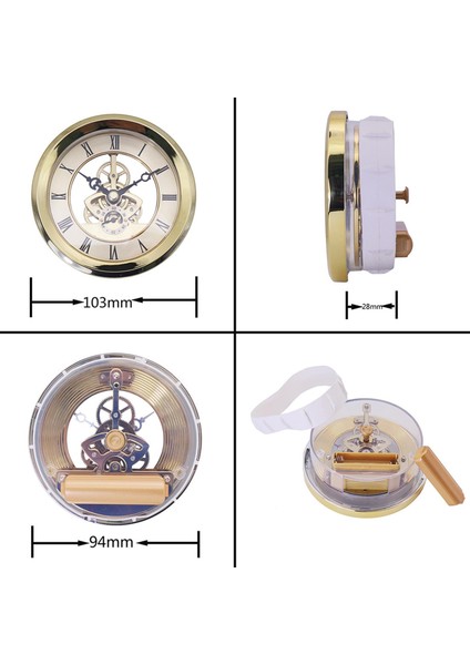 4.06IN Kuvars Saat Eklemek Roma Sayısal Akülü Ev Dekor Için Powered Dıy (Yurt Dışından) indirimleri