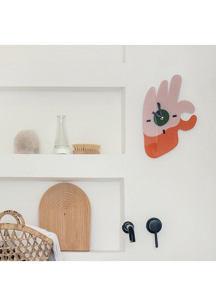 Iskandinav Küçük Duvar Saatleri Modern Diy Dekorasyon Yaratıcı Cep Saati Sessiz El (Yurt Dışından) indirimleri