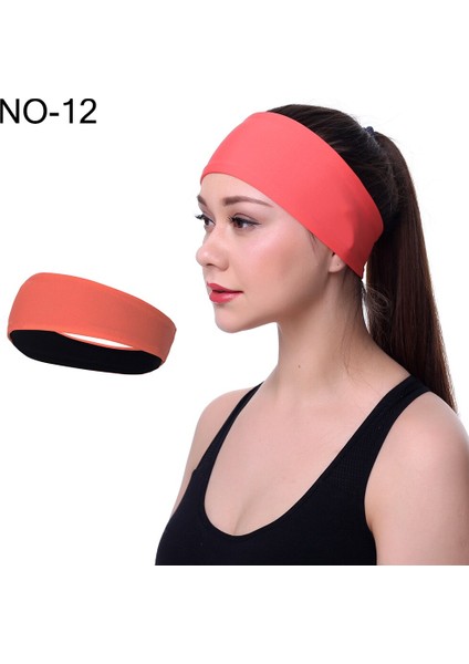 Spor Elastik Kafa Bandı - Kırmızı (Yurt Dışından)