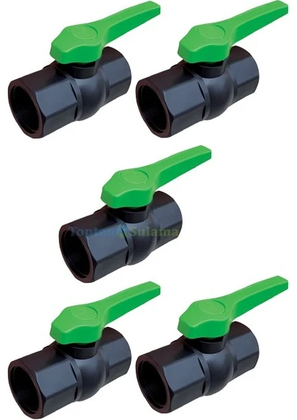 Pvc Içten Dişli Dişi Küresel Vana 1 1/4" - 40MM (5 Adet)