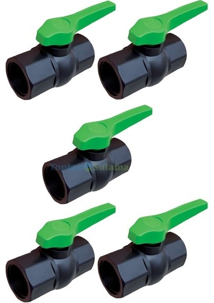 Pvc Içten Dişli Dişi Küresel Vana 2" - 63MM (5 Adet)