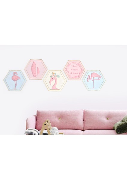3D Flamingo Plak Işareti Duvar Asılı Resim Poster Mutfak Odası Dekor #3 Aşağı Bakıyor Flamingo (Yurt Dışından) fiyatları