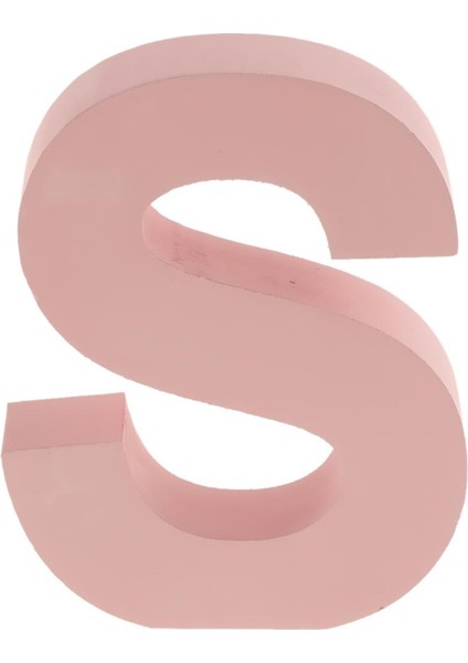 Pembe Ahşap Yüzer Harfler Kapı Numaraları Alfabe Mektubu Adresi Pells S (Yurt Dışından)