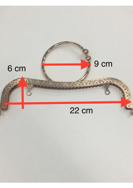 Çanta ve Cüzdan Klipsi Kuluplu 22 cm fiyatları