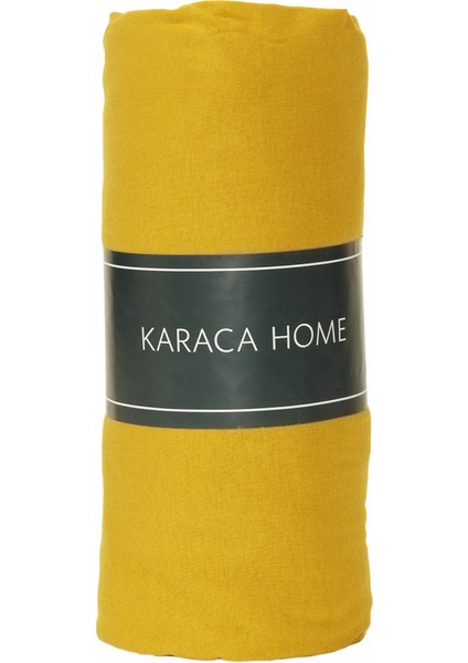 Hardal Penye Çift Kişilik Fitted Çarşaf