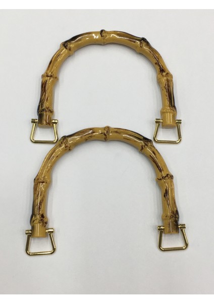 Bambu Görünümlü Plastik Çanta Sapı