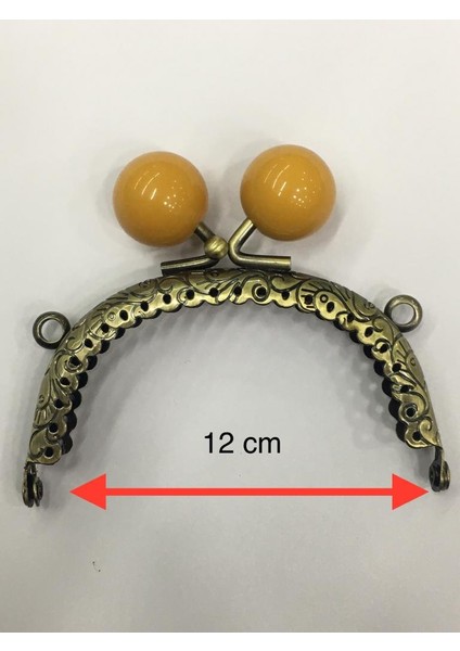 Karan Tuhafiye Çanta ve Cüzdan Klipsi 12 cm Incili Model