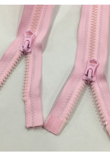 Mont Fermuarı Çift Yön 80 cm Pembe