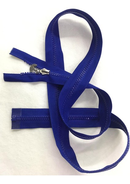 Kaban Mont Fermuarı 100 cm Saks Mavi