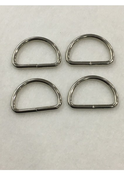 Çanta Halkası D Demir 3,5 cm 4 Lü Set