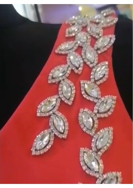 Ütü ile Yapışan Taşlı Şerit 50 cm Kristal Taşlı Kaliteli Ürün fırsatları