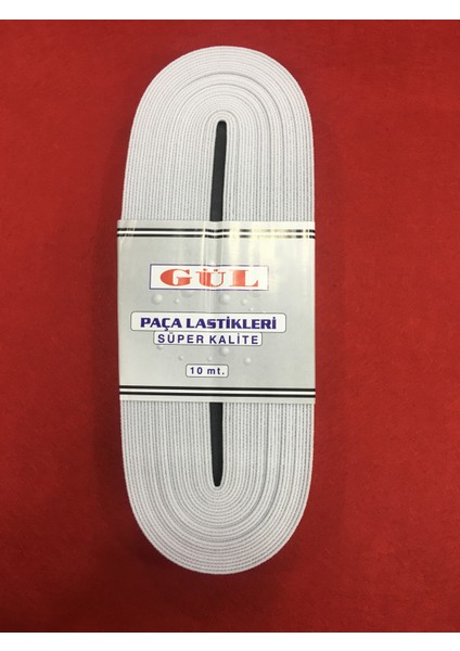 Paça Lastik 2,5 cm Beyaz