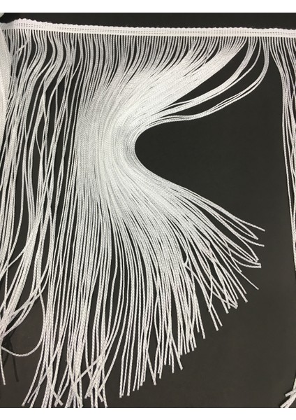 Püskül Saçak Beyaz 15 cm 1 Metre modelleri