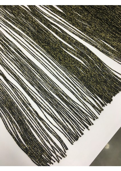 Püskül Saçak Simli Gold 40 cm 1 Metre