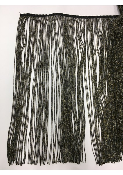 Püskül Saçak Simli Gold 40 cm 1 Metre