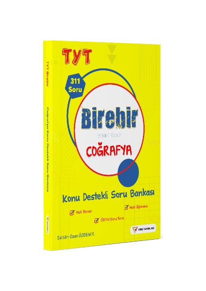 Yks Tyt Birebir Etkisi Kesin Coğrafya Konu Destekli Soru Bankası Veri Yayınları