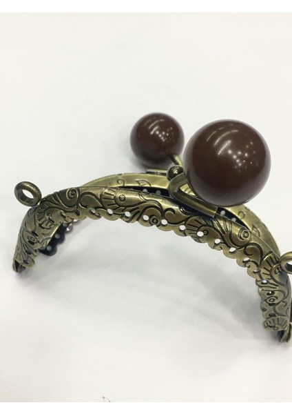 Çanta ve Cüzdan Klipsi 8 cm Incili Model