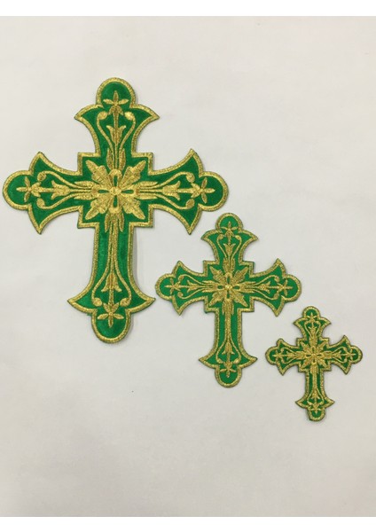 Haç Arma Peç Ütü ile Yapışan Nakış Arma 3 Lü Set