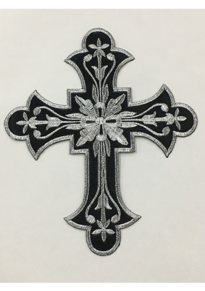 Haç Arma Peç Ütü ile Yapışan Nakış Arma 20*16,5 cm