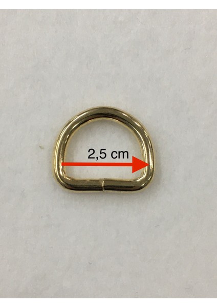 Çanta Halkası D Demir 2,5 cm 4 Lü Set fiyatları