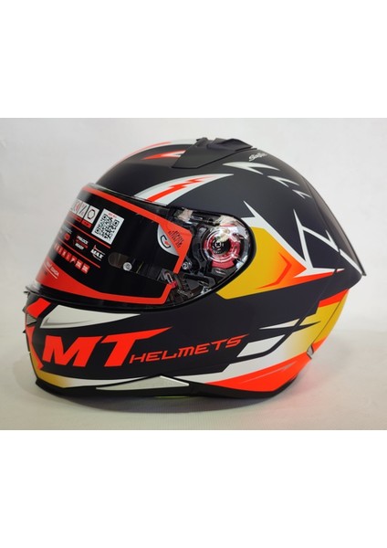 Kask Mt Revenge 2 Acosta A37 Mat - Şeffaf Vizörlü
