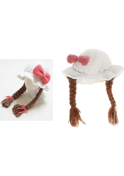 Yeni Doğan Kız Bebek Örme Şapka (Yurt Dışından)