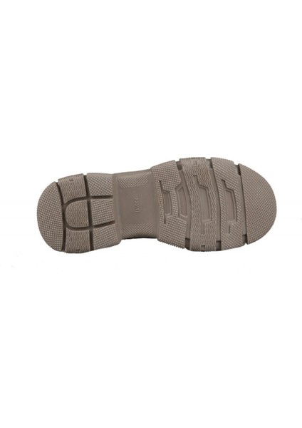 22K310-5 Dolgu Topuk Bej Kadın Sneakers
