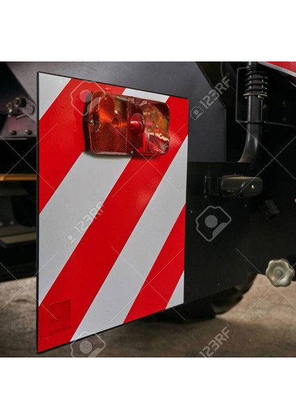 Reflektörlü Reflektif Fosforlu Şerit Bant 10 cm 1 Metre Ikaz Bandı Kırmızı Beyaz fırsatları
