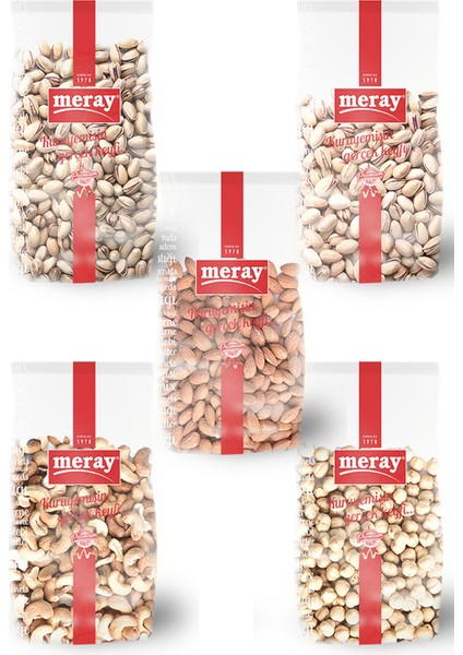 Kavrulmuş Tuzlu Kuruyemiş Mix 500 gr Paketi