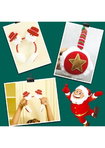 Kış Için Noel Kulaklıkları - Yeşil (Yurt Dışından)