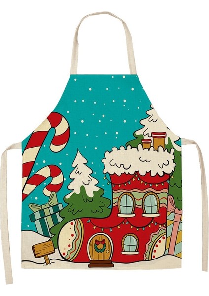 2 Adet Noel Önlüğü - Kırmızı (Yurt Dışından)