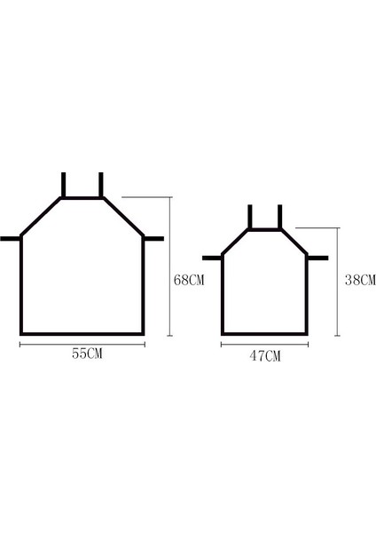 2 Adet Noel Önlüğü - Beyaz (Yurt Dışından) fiyatları