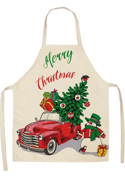 2 Adet Noel Önlüğü - Beyaz (Yurt Dışından)